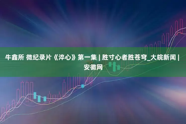 牛鑫所 微纪录片《淬心》第一集 | 胜寸心者胜苍穹_大皖新闻 | 安徽网